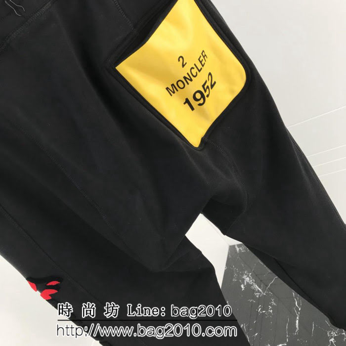 MONCLER蒙口 1952系列 專櫃定制 18FW最新 男款加絨衛褲 ydi1844